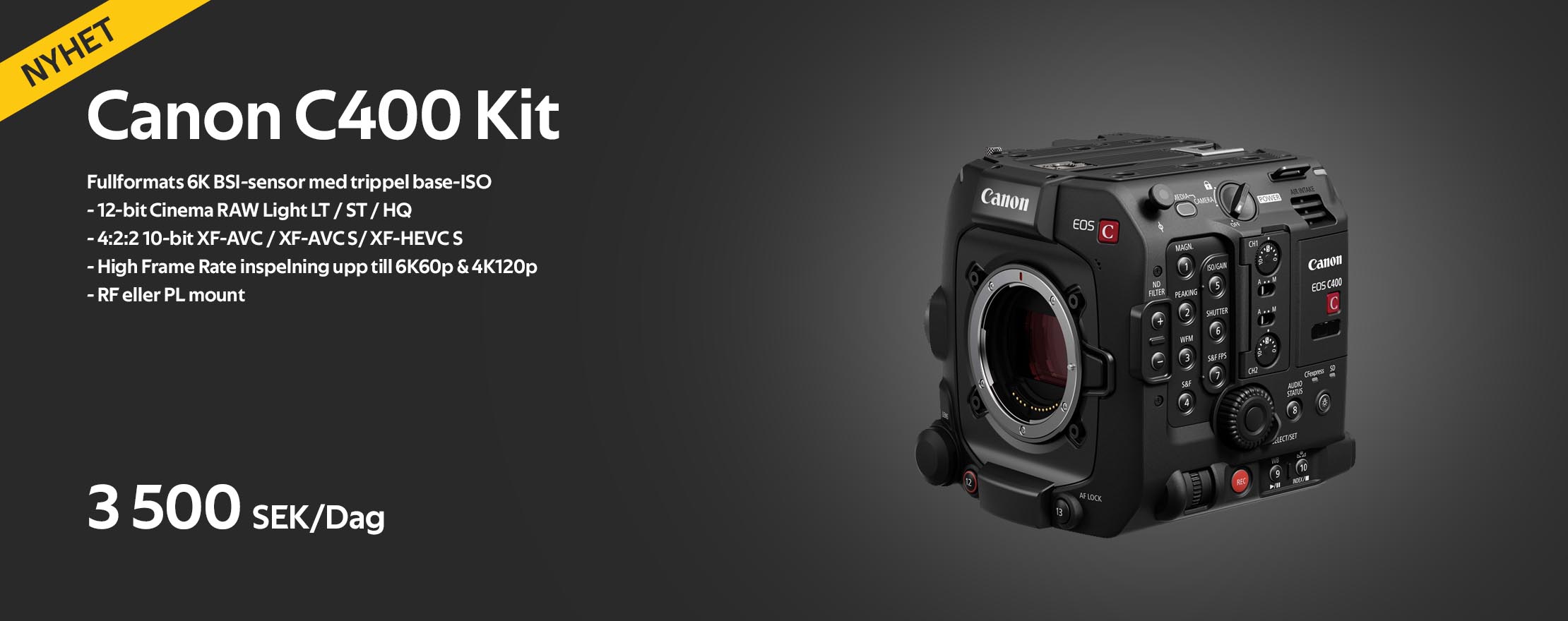Hyr Canon C400