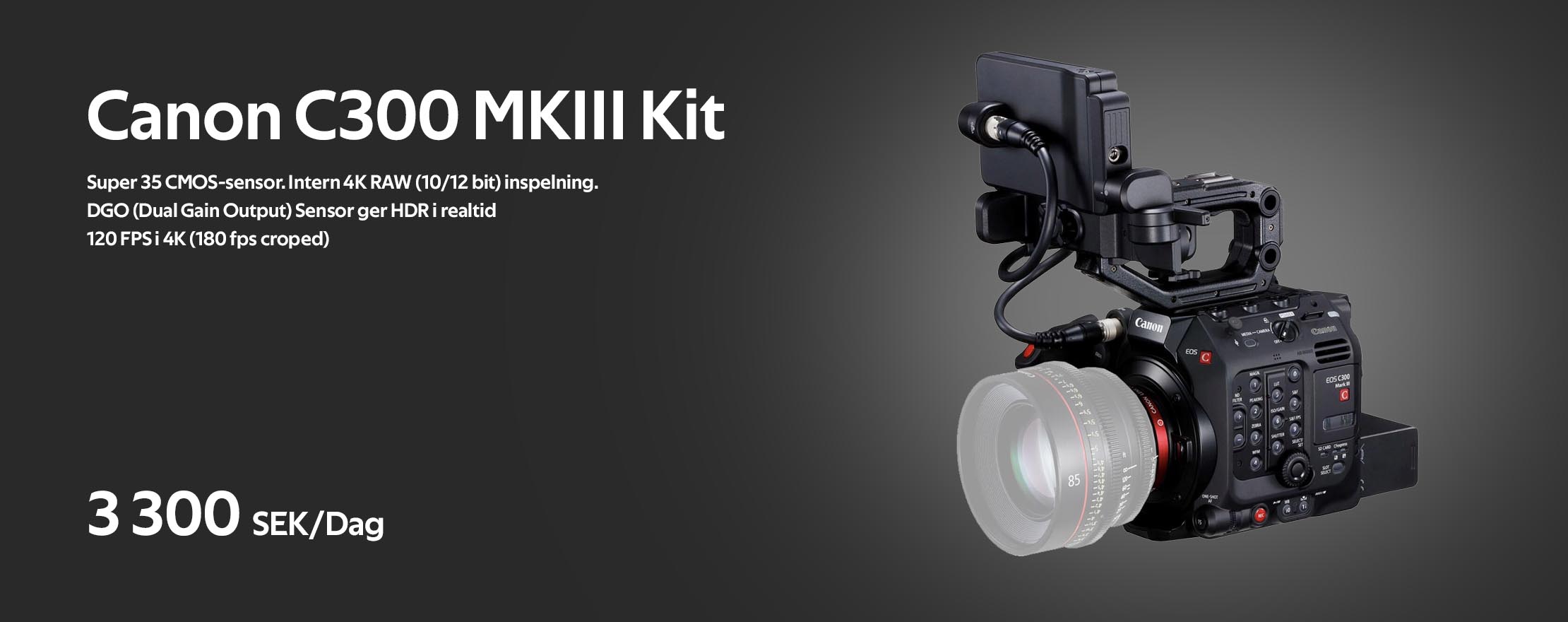 Hyr Canon C300 MKIII