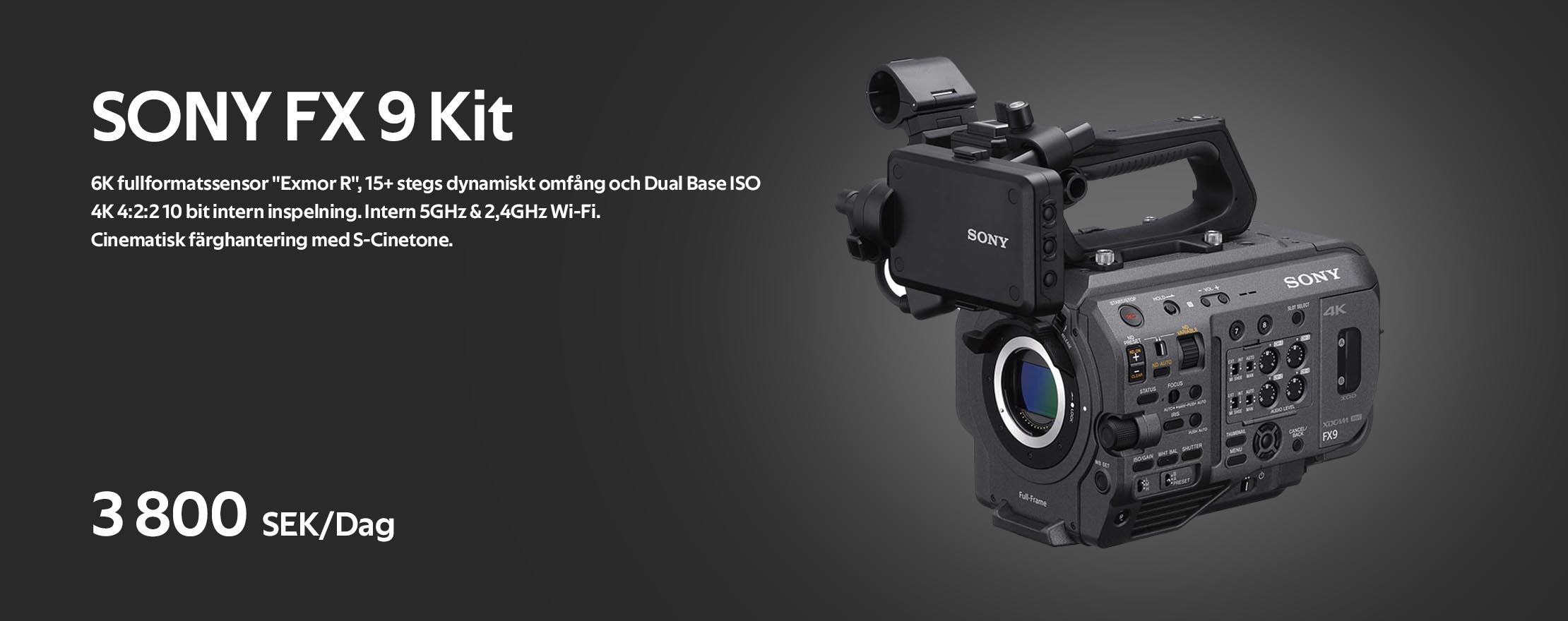 Hyr Sony FX9